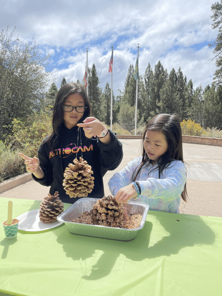 Crafting at the Big Bear Discovery Center